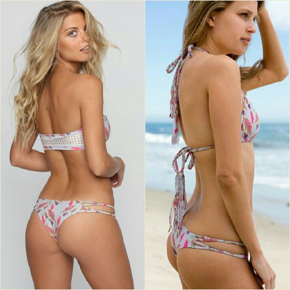 New acacia vintage hawaii maui bikini bottom M htf